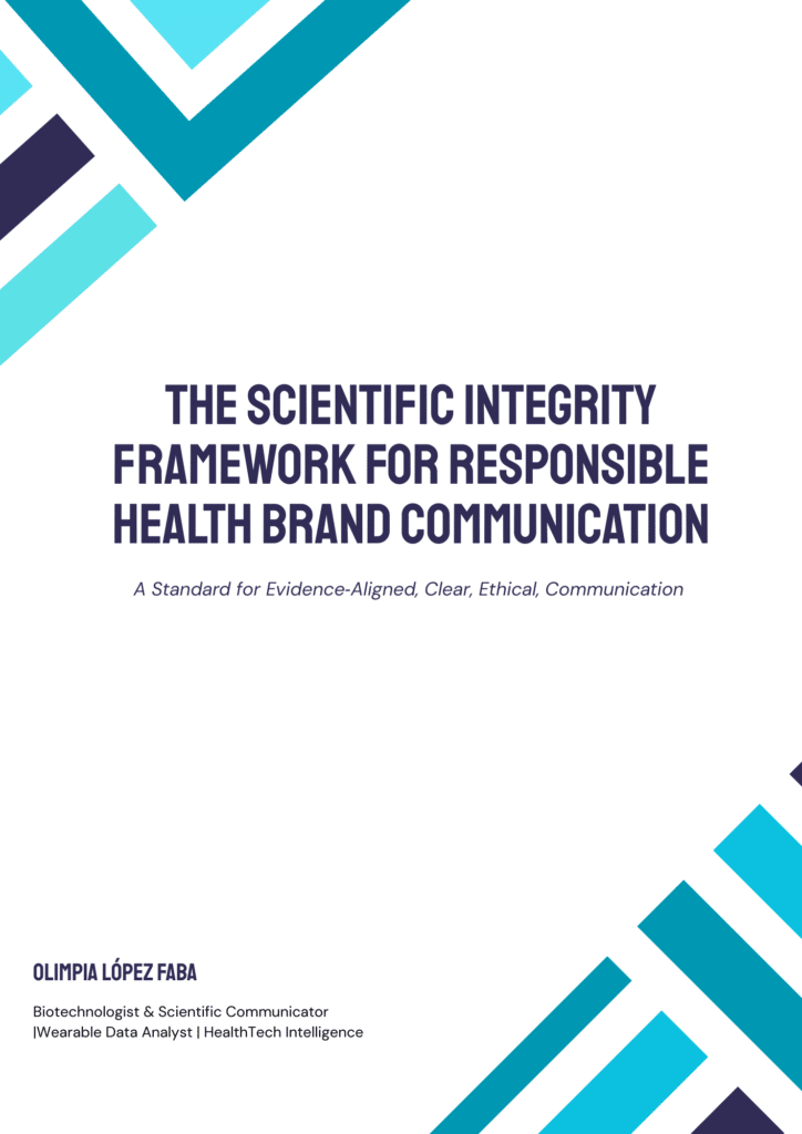 The Scientific Integrity Framework for Responsible Health Brand Communication